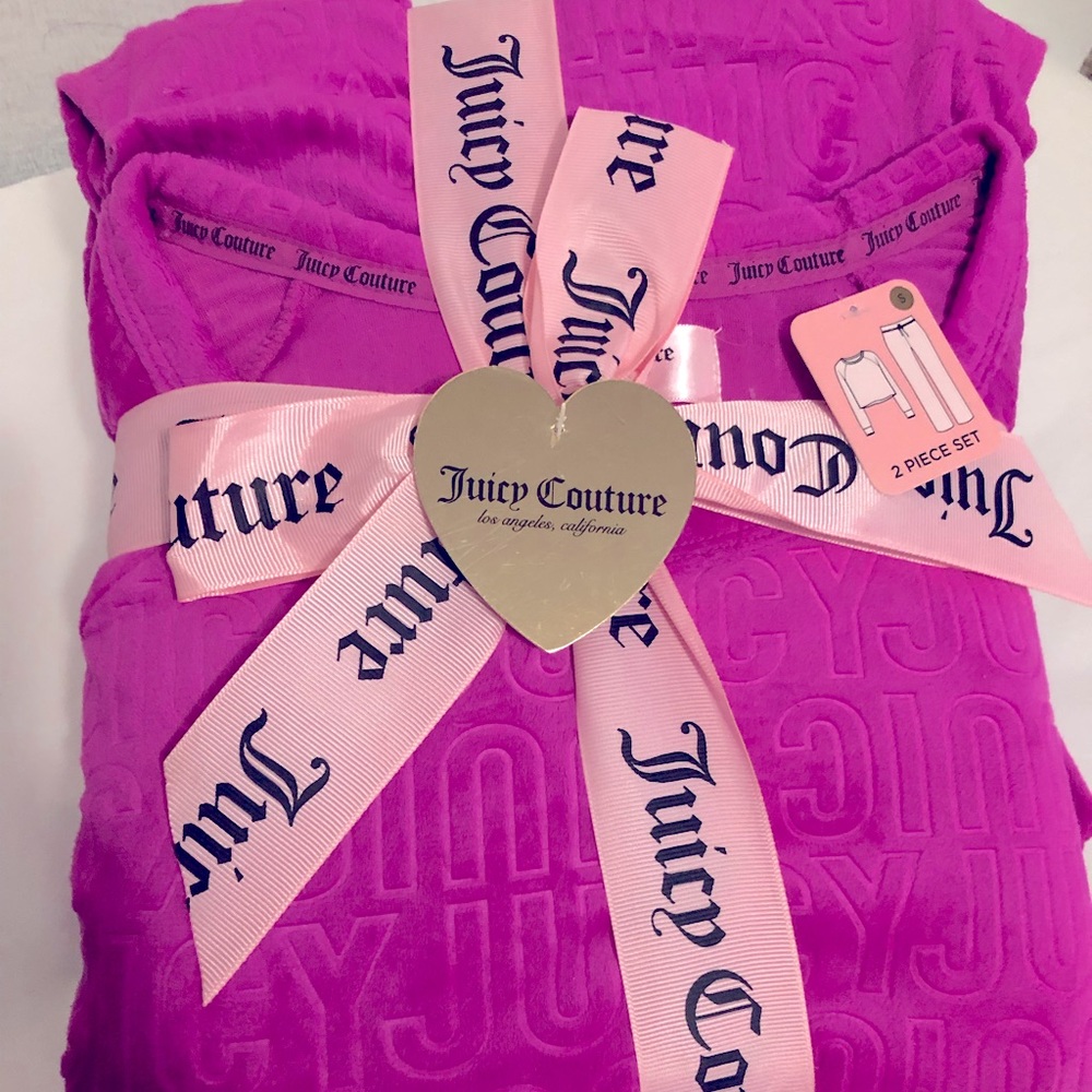 Juicy Couture 2 Pc Pajama Set NWOT